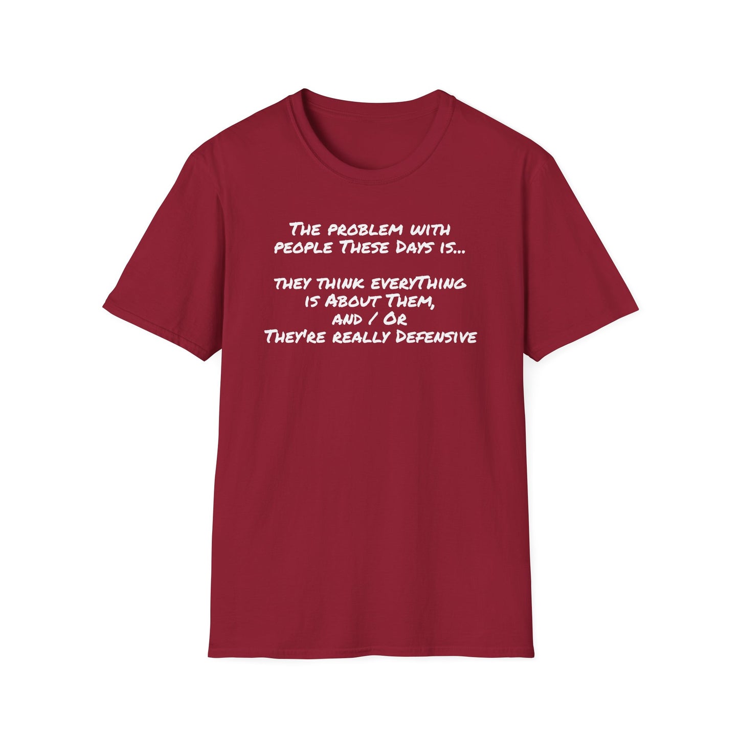 Graphic Tee - People These Days - Unisex Softstyle T-Shirt